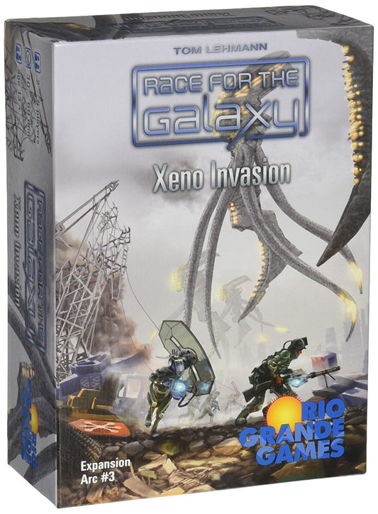 Rio Grande Games Race for The Galaxy: Xeno Invasion Board Game