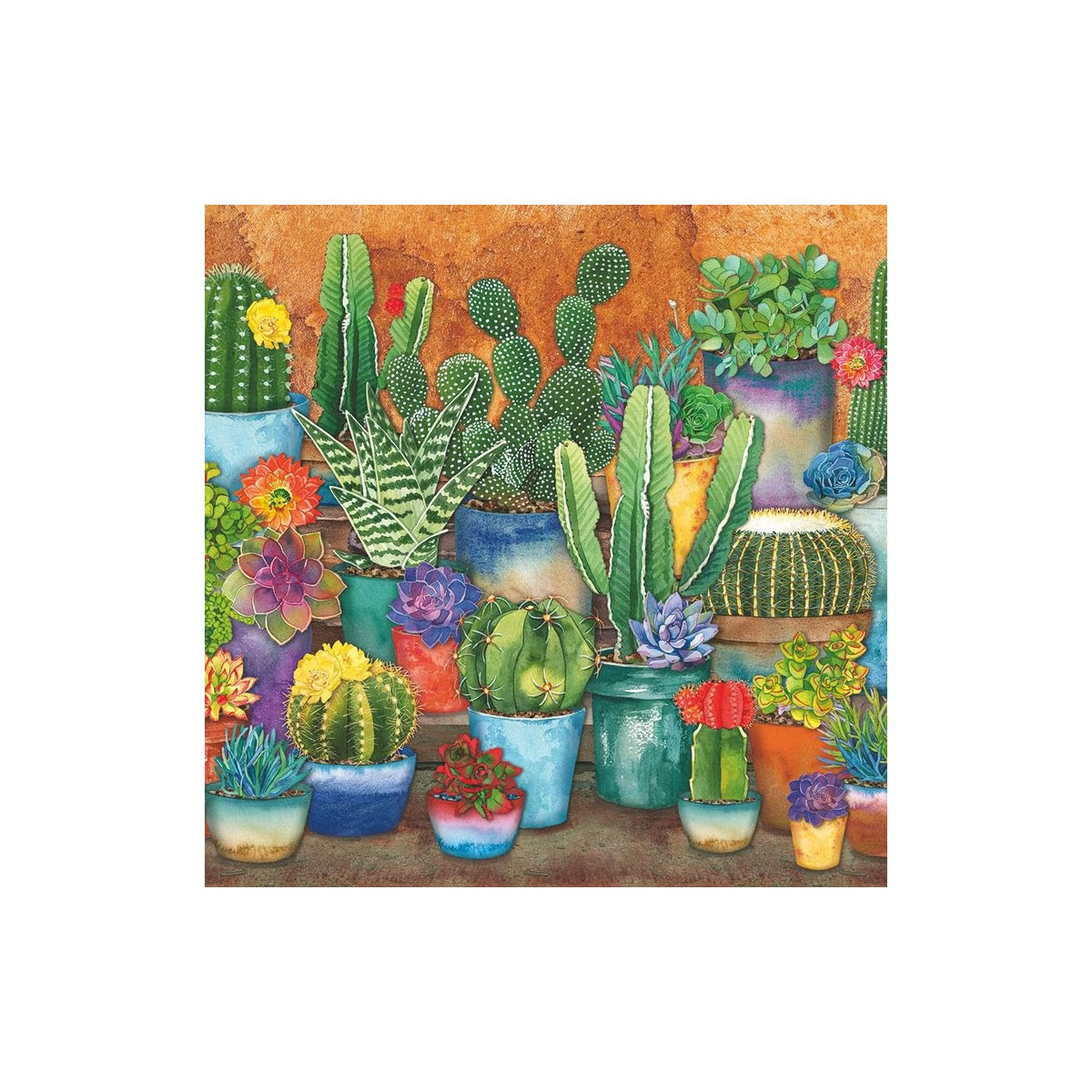 Paperproducts Design Disposable Napkin, 5" x 5", Multicolor