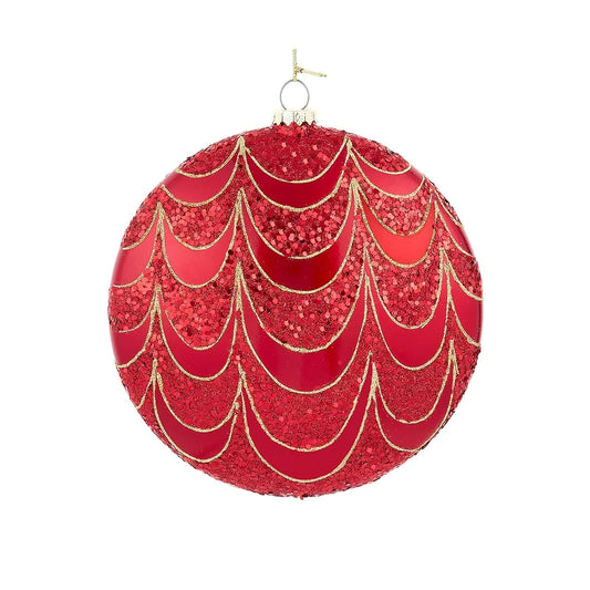 Kurt S. Adler Hanging Ornament, 7.8 Inch, Red