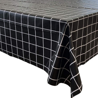 allgala Tablecloth, 108" x 54" (Rectangular), Black