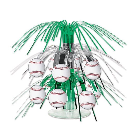 Beistle Sculpture, 71/2-Inch, Green/Silver/White/Red