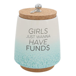 Pavilion Gift Company Money Bank, 6.5", Green, Beige, Brown