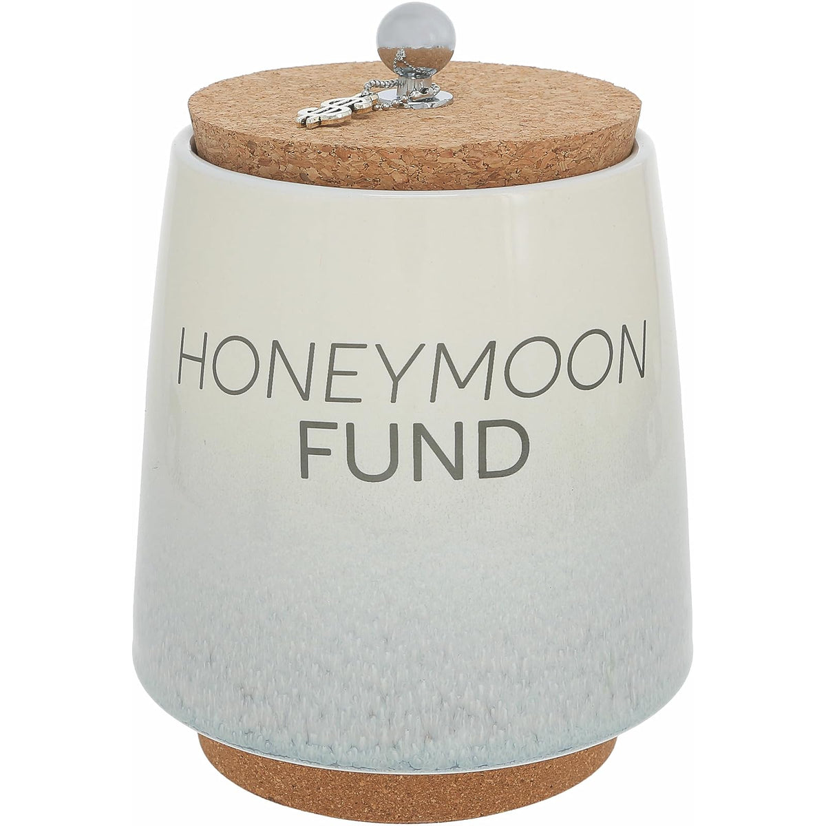 Pavilion Gift Company Money Bank, 6.5", Gray, Beige, Brown