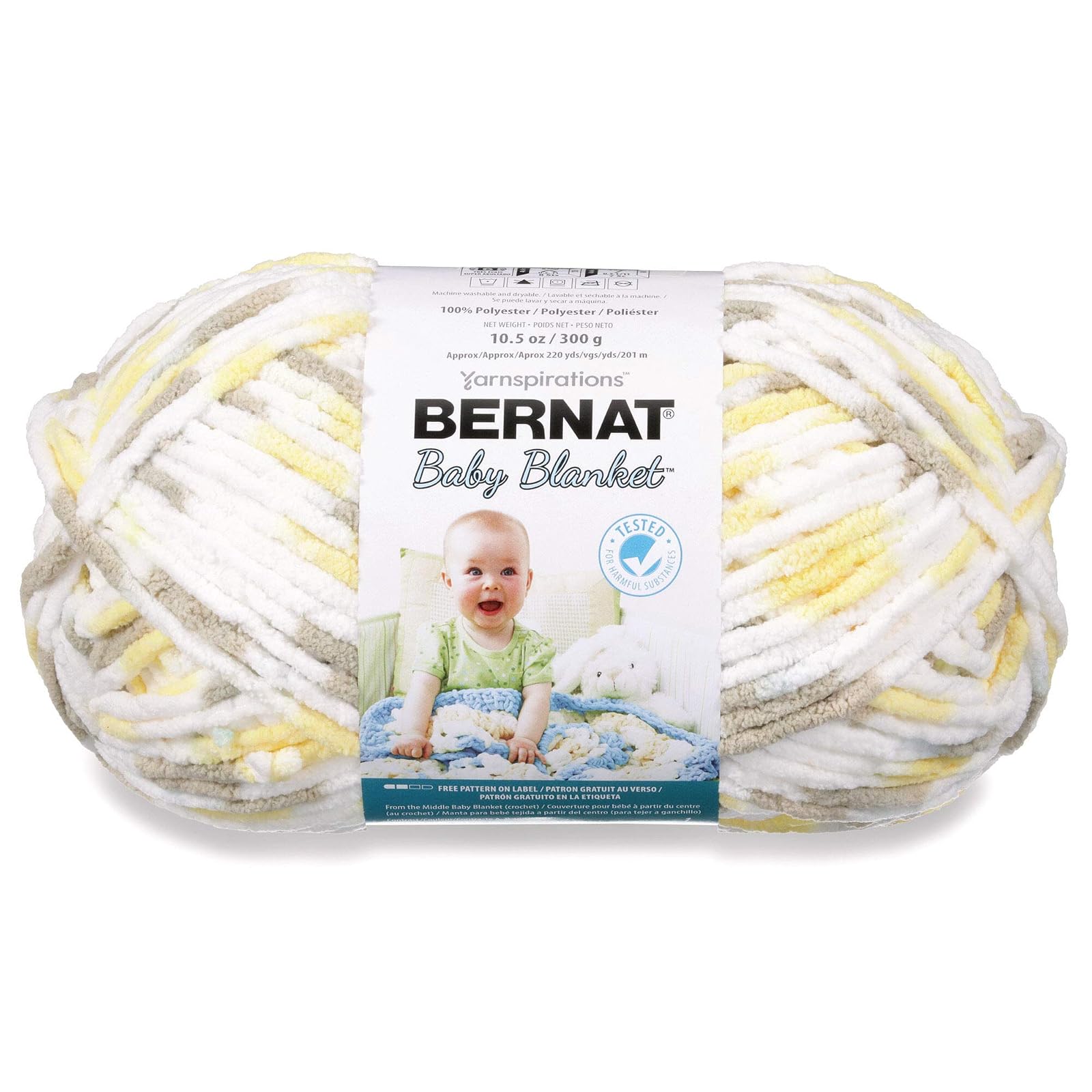Spinrite Yarns (CA) Bernat Baby Blanket Big Ball Chick & Bunnies