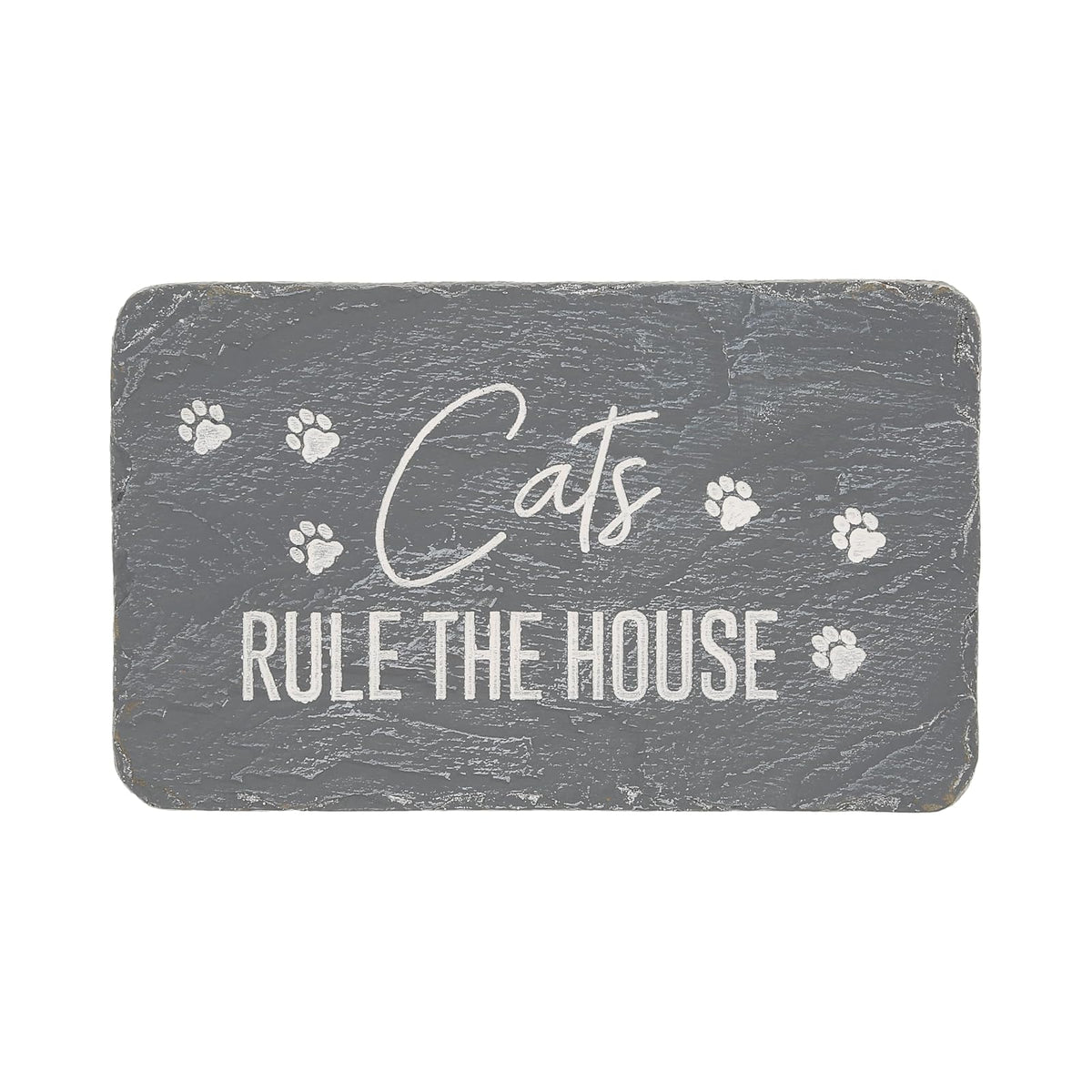 Pavilion Gift Company Decorative Signage, 7"L x 4.3"W, Gray