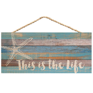 P. Graham Dunn Decorative Signage, 10 x 4.5, Blue