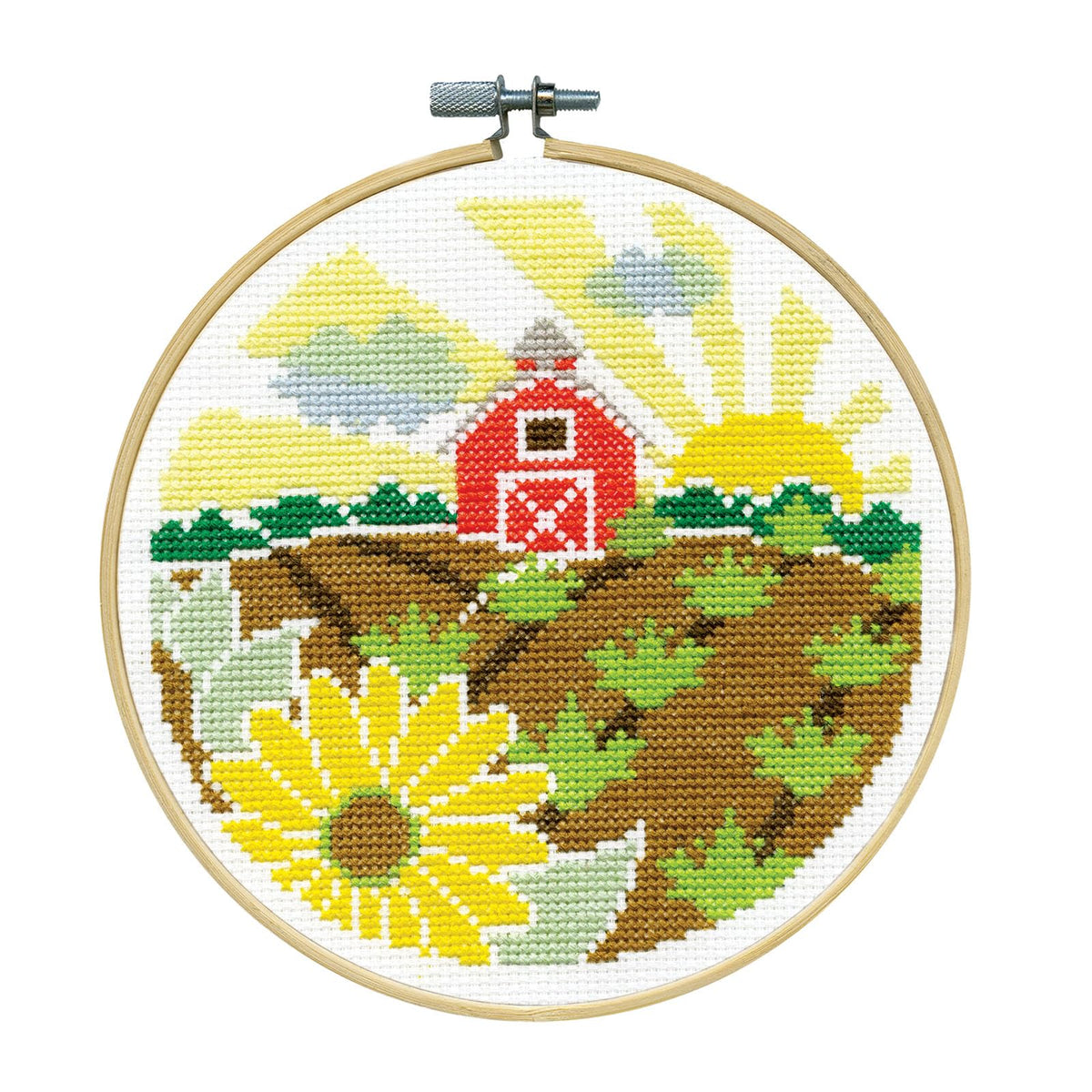 Design Works Crafts Art Craft Kit, 6" Round, Multi