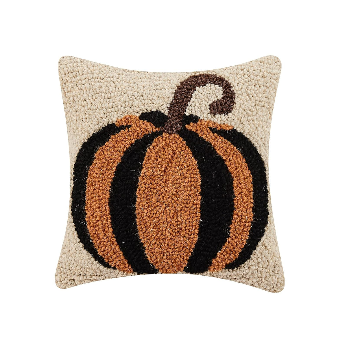 Peking Handicraft Pillow, 10 inches x 10 inches, Orange