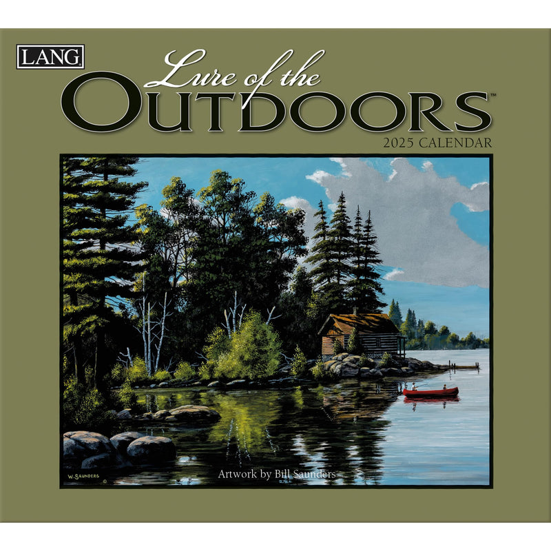 LANG Lure Of The Outdoors 2025 Wall Calendar (25991001929)