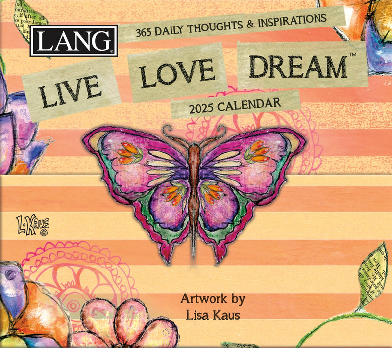 LANG Live Love Dream 2025 365 Daily Thoughts (25991015506)