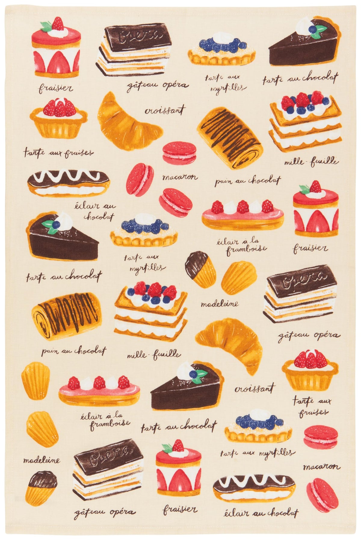 Now Designs Towel, W18 x L28in, Patisserie