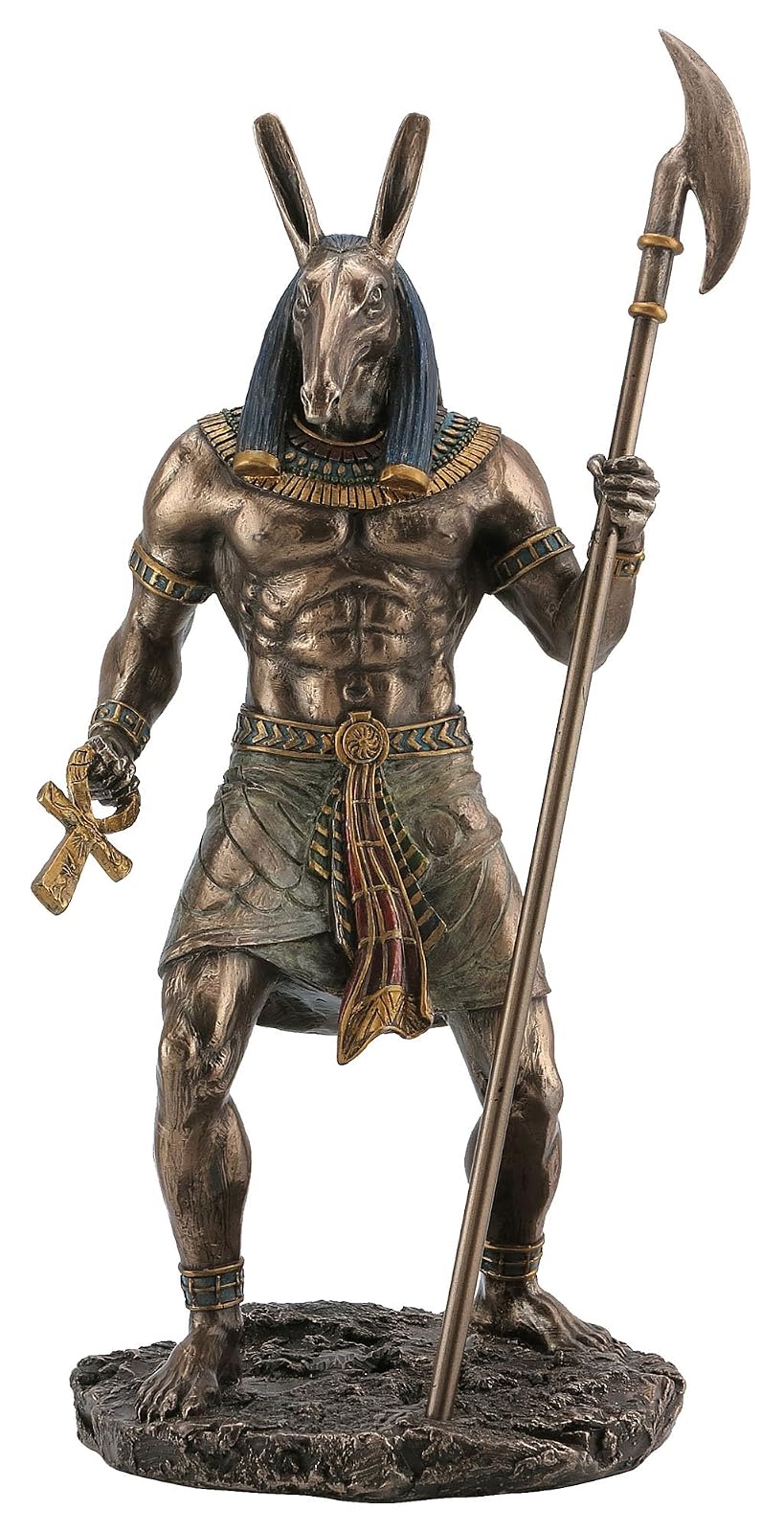 Unicorn Studio Veronese Design Ancient Egyptian Set The Destroyer God of Chaos Bronze Finished Statue