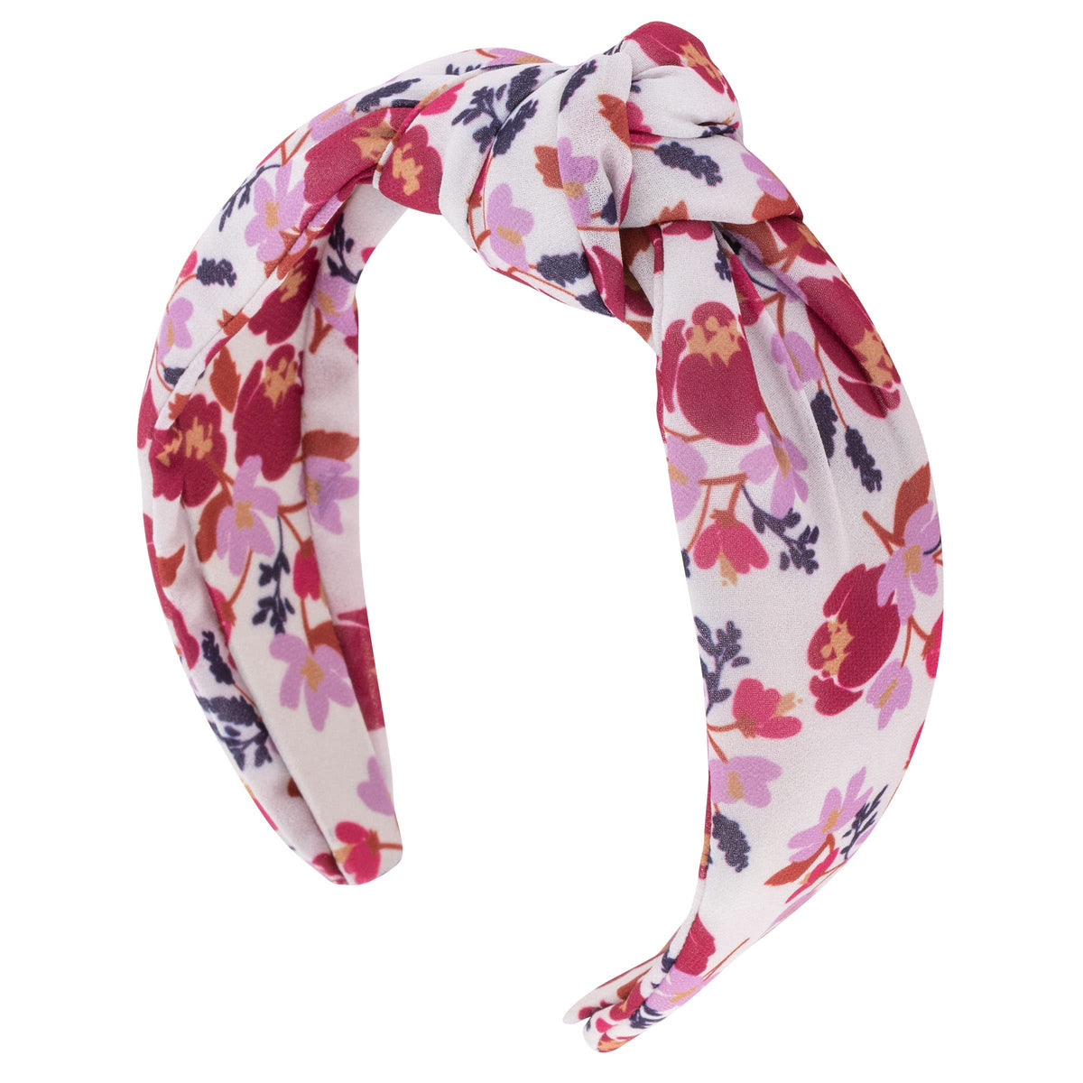 Karma Hairband, 1 Count (Pack of 1), Plum Floral