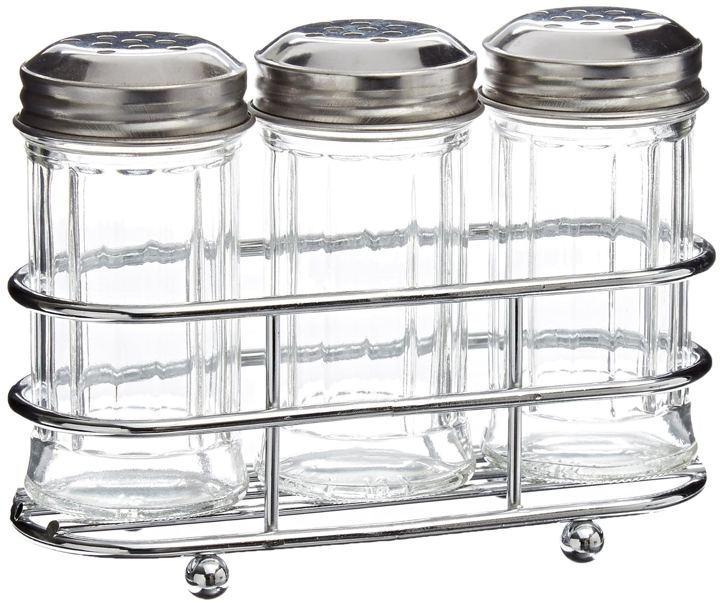 Tablecraft (659N) Condiment Dispenser Set with Perforated Top 2-Ounce