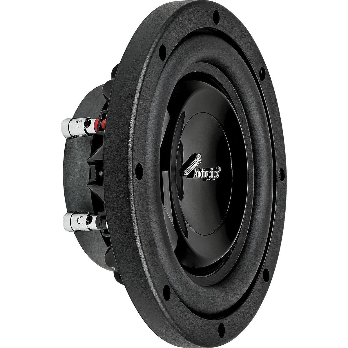 Audiopipe Speakers, 8", Black