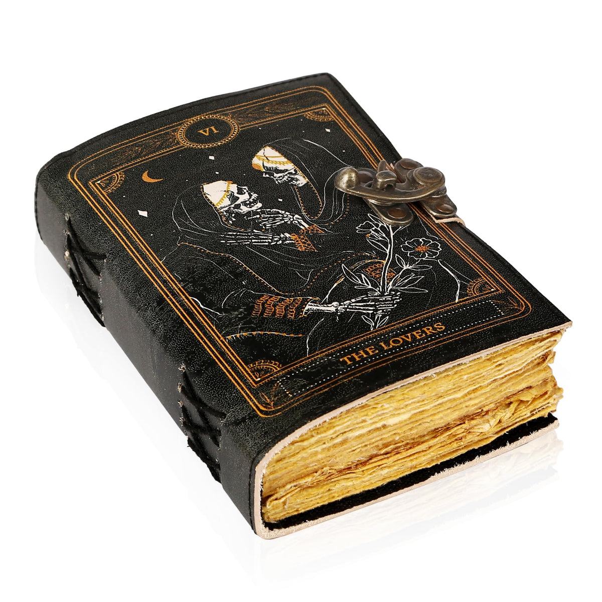 TUZECH Blank Book, 7 Inches by 5 Inches, black
