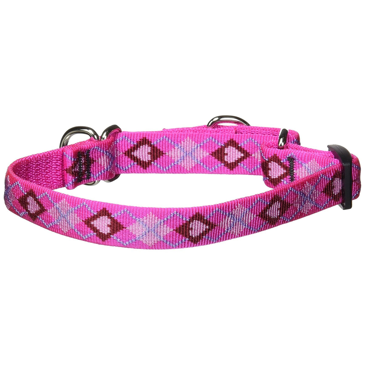 LupinePet Animal Collar, 3/4"W; 10-14" Neck, Puppy Love