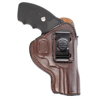Cardini Leather USA Gun Holster, 3" Barrel, Black