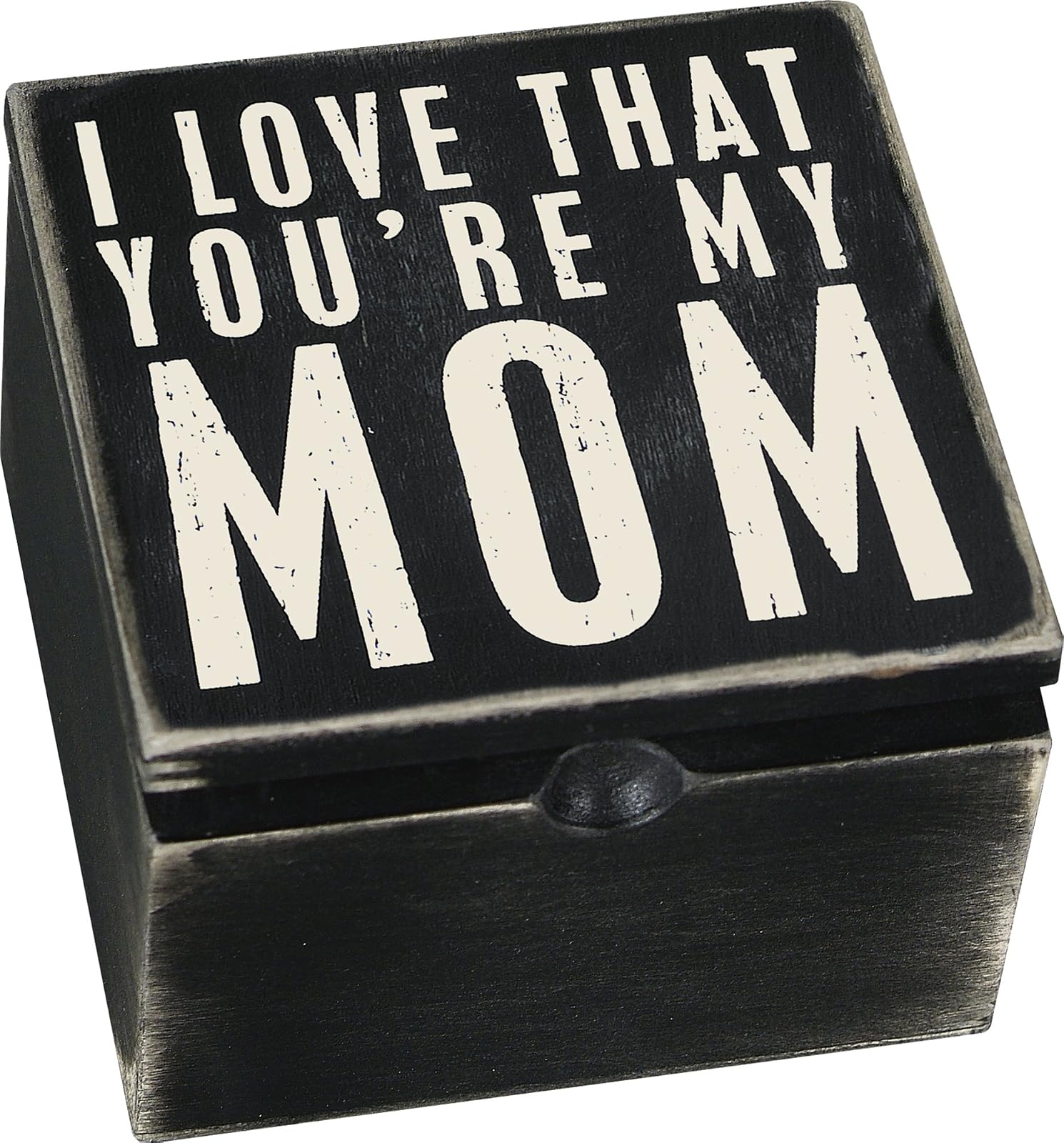 Primitives by Kathy Sign Box My Mom 4 by 4-Inch