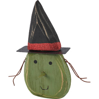 Primitives by Kathy Figurine, 5" x 6" x 1", Witch Head