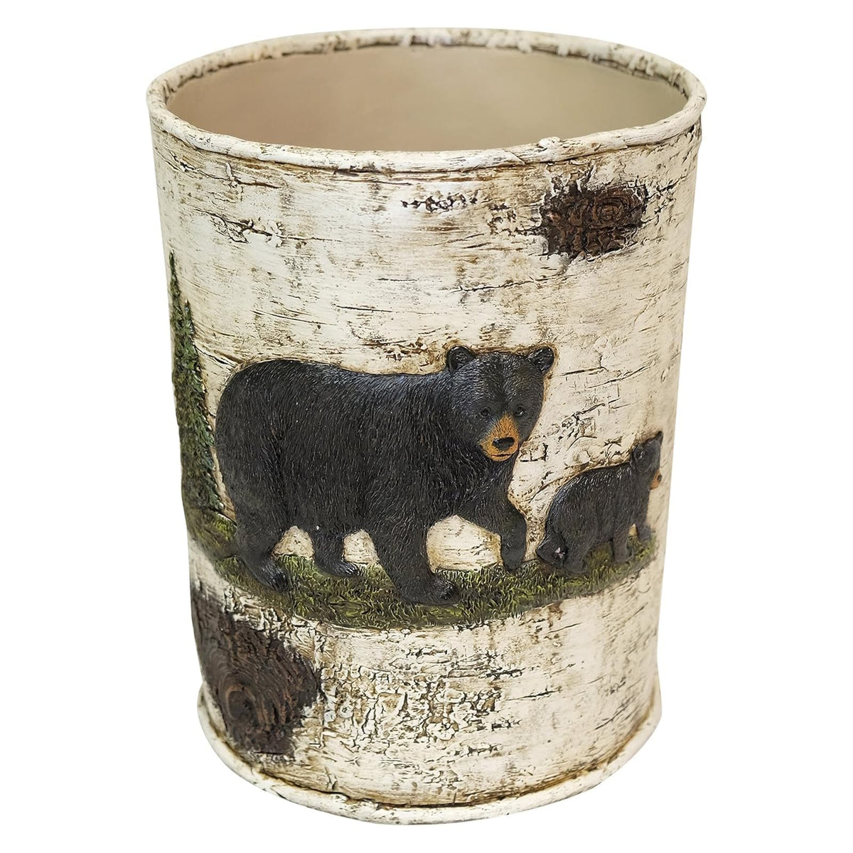 LL Home Trash Can, 7.75X7.5X9.5, Black