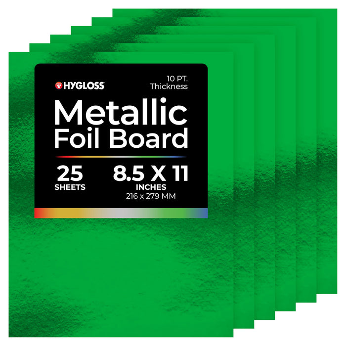 Hygloss Card Stock, 8.5 x 11, Green