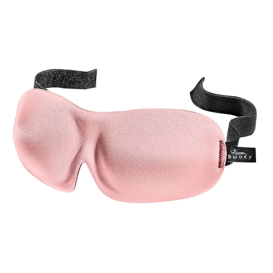 Bucky Women's 40 Blinks No Pressure Eye Mask for Travel & Sleep, Peony Pink, One Size
