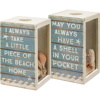Primitives by Kathy Storage Box, 4.25 x 4.25 x 7.25 inches, Multicolor