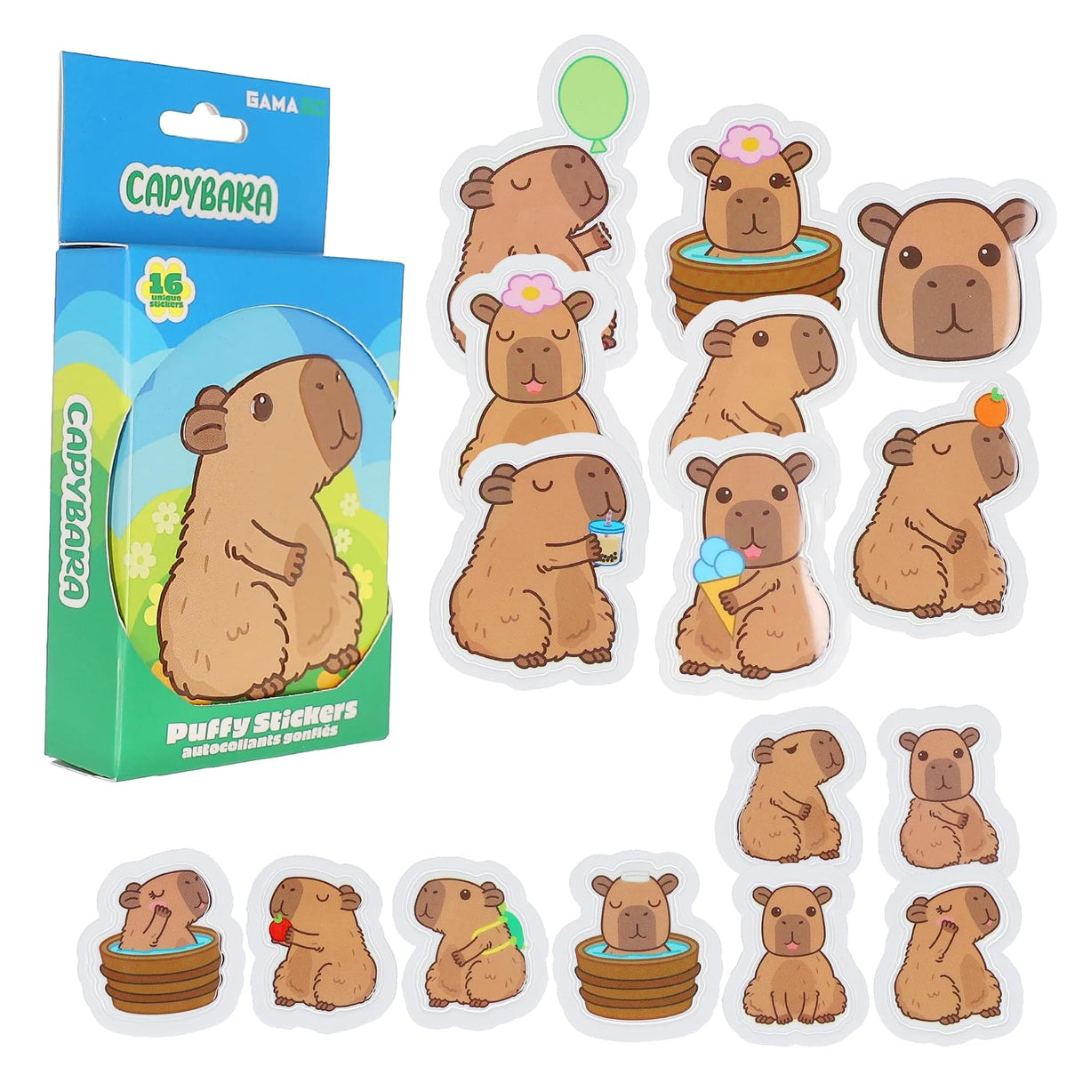 GAMAGO Sticker Decal, One Size, Capybara