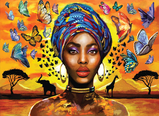 Anatolian Puzzle - Delightful Woman, 1000 Piece Jigsaw Puzzle, 1087, Brown/A (ANA1087)
