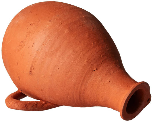 Esschert Design Bird Pot Bottle Terra Cotta Tit Blue