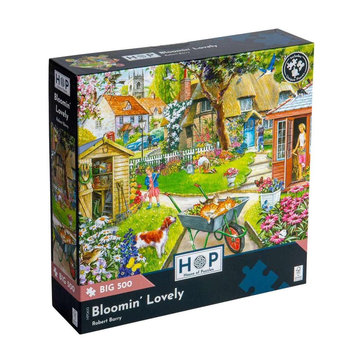 The House of Puzzles Puzzles, 48 x 69 cm, Multicolor