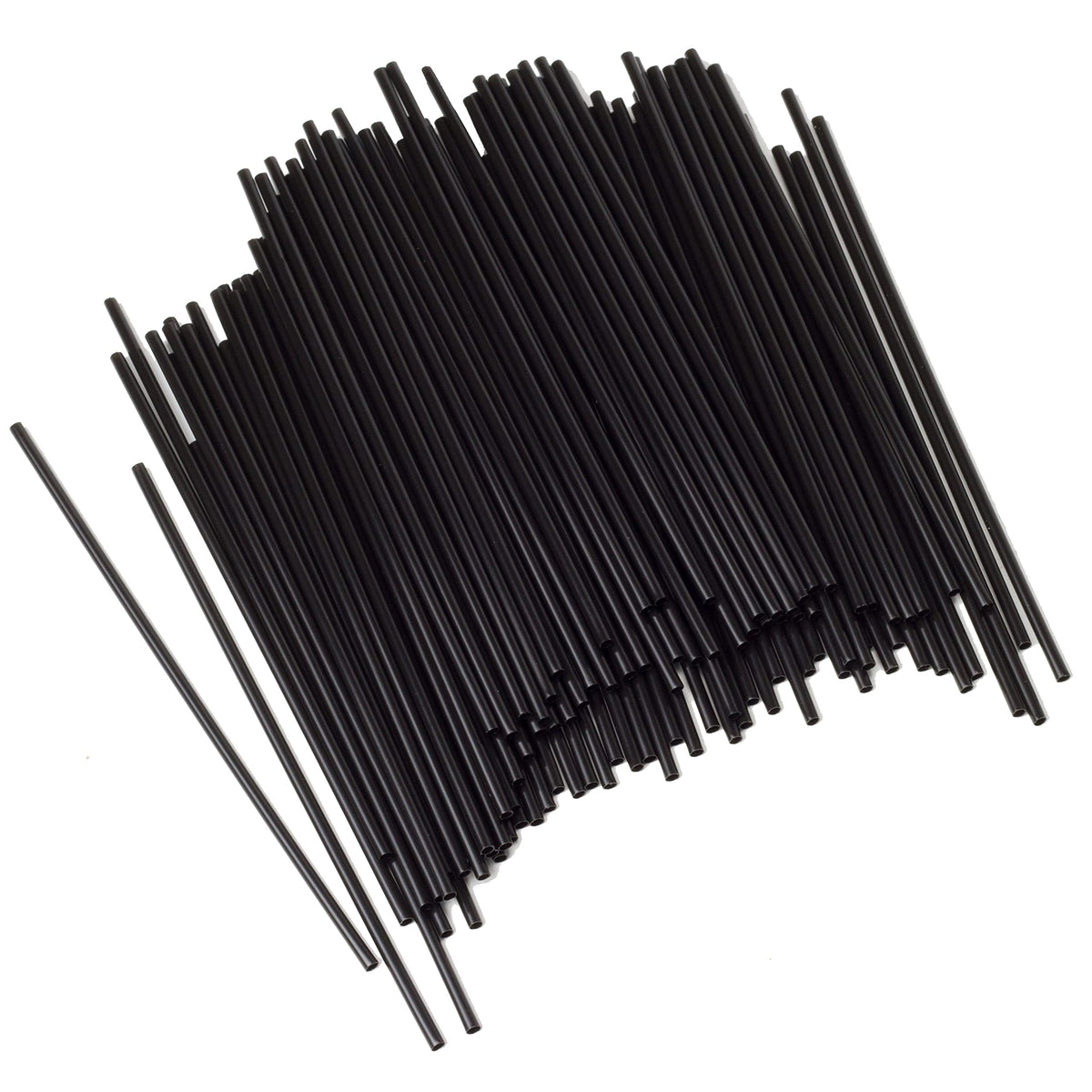 Chef Craft Drinking Straw, 5 inch 150 piece set, Black