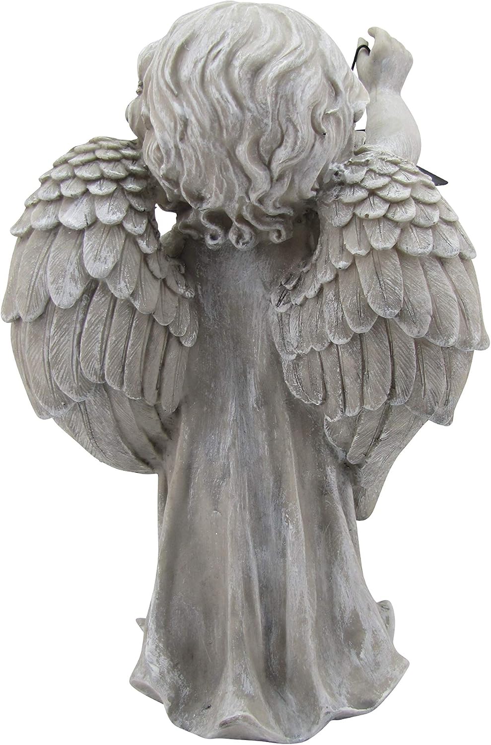 Comfy Hour Praying Angel Statue Collection Resin Cherub Angel Taking A Lantern Perfect for Home Or Outdoor Garden