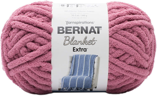 Spinrite Yarns (CA) Bernat Blanket Extra Burnt Rose, Pink