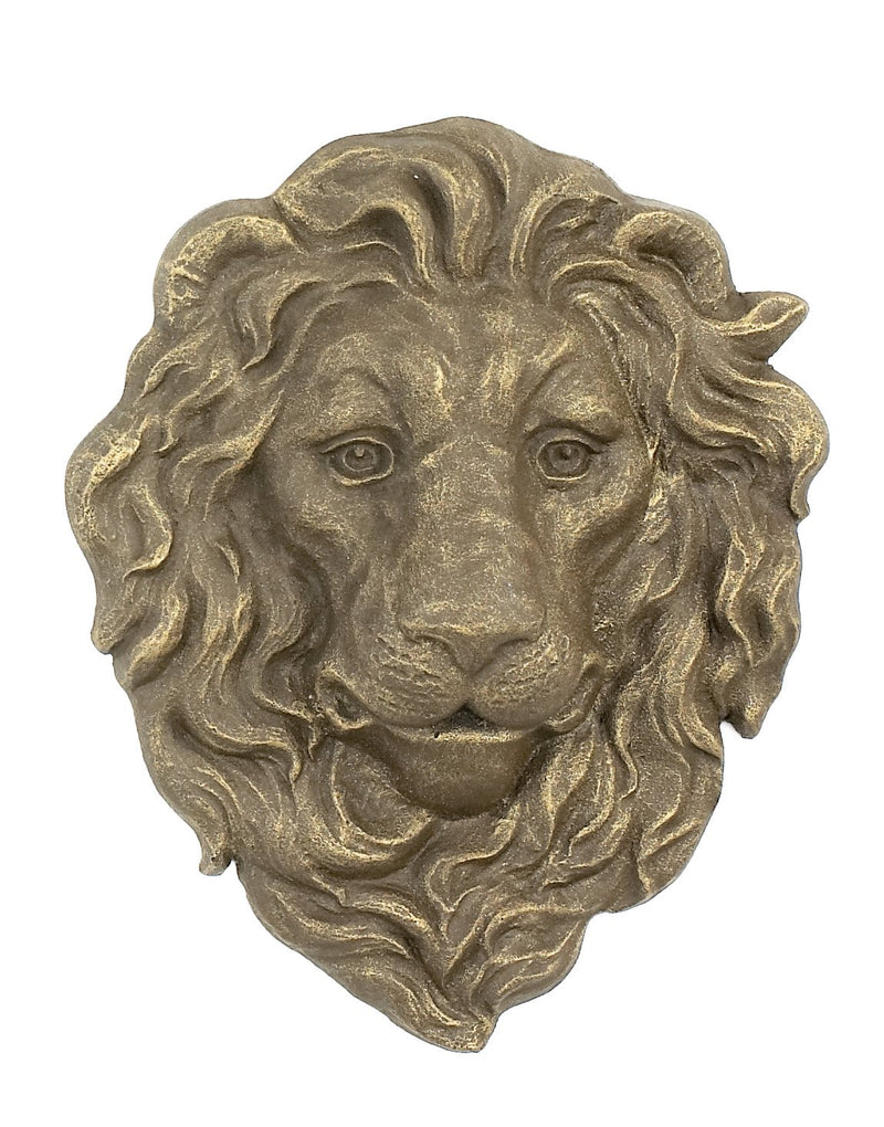Cast Iron Lion Head Hanging Garden Plaque