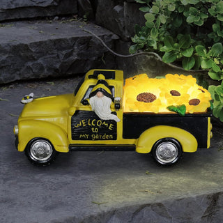 Exhart Lighted Outdoor Display, 11 by 5 Inches, Yellow