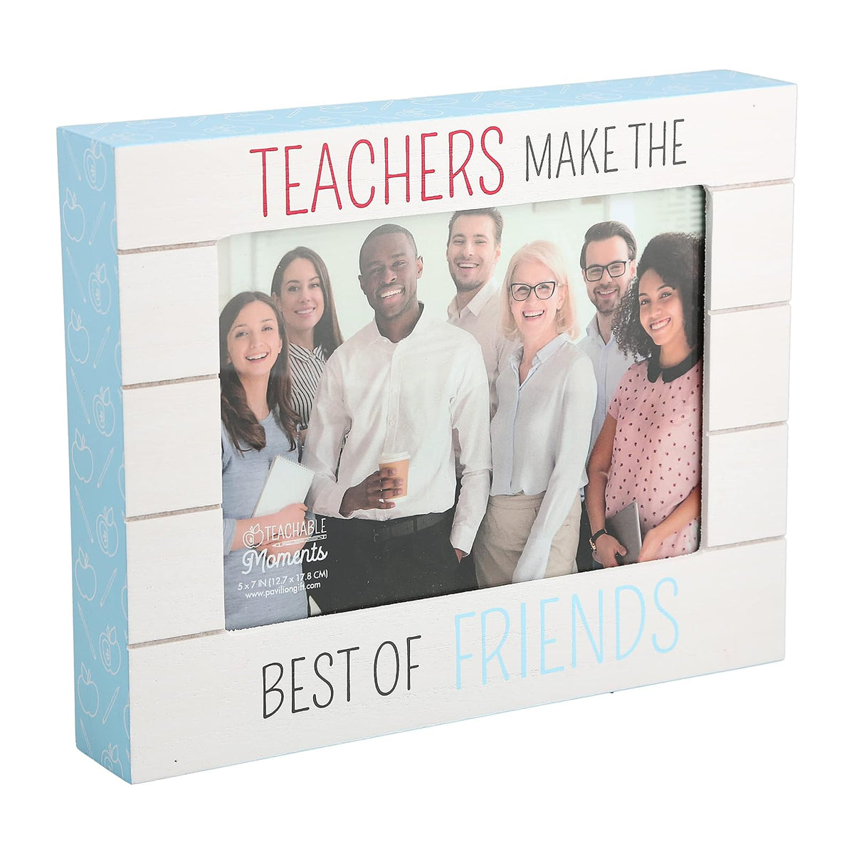 Pavilion Gift Company Picture Frame, Red, Blue, White, Gray, Modern