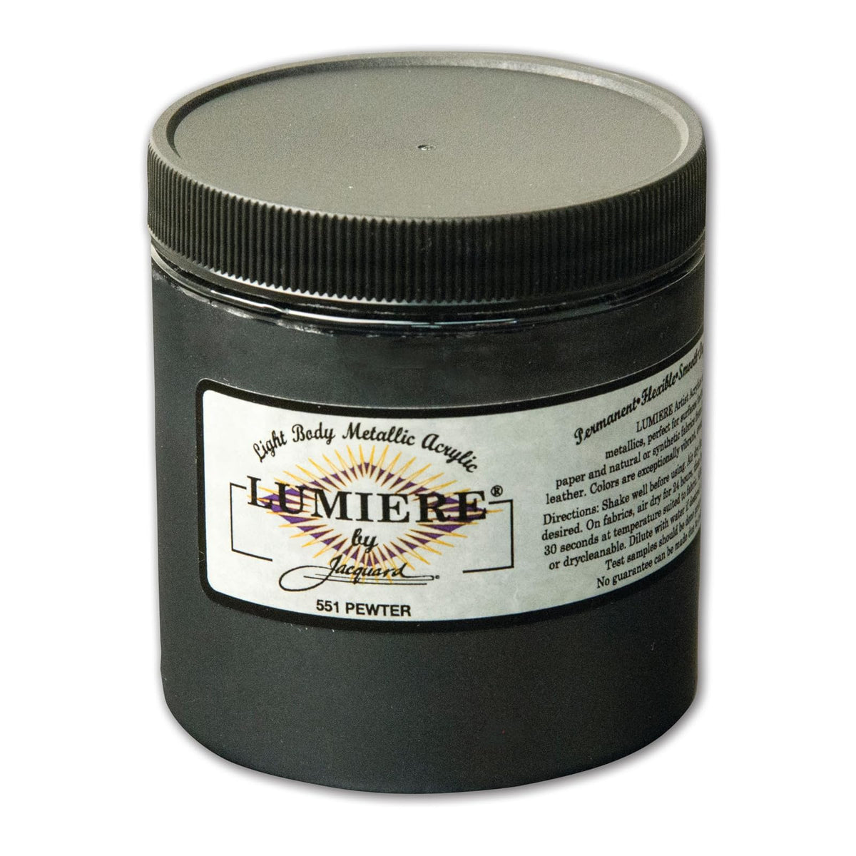 Jacquard Paint, 8 Fl Oz (Pack of 1), Pewter