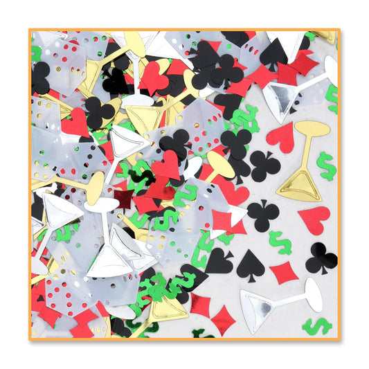Beistle Confetti, 0.5 Ounces, Multicolored