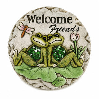 Comfy Hour 10" Frog Garden Stepping Stone