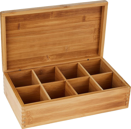 Lipper International Bamboo Tea Storage Box