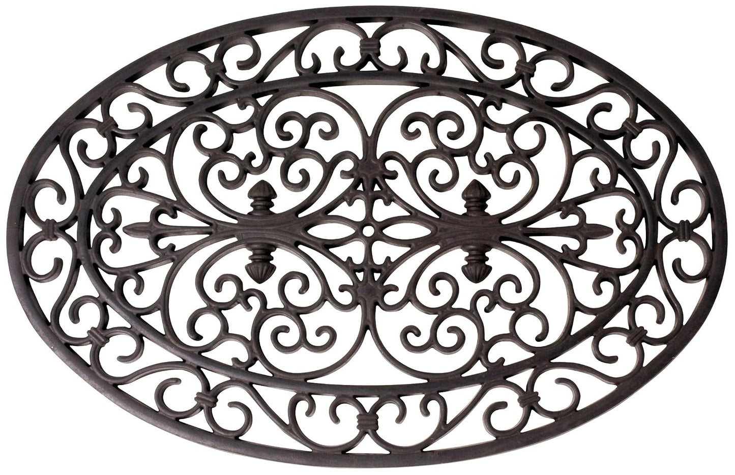 Esschert Design Rubber Doormat - Oval 27.5" x 18"