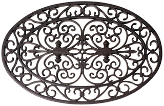 Esschert Design Rubber Doormat - Oval 27.5" x 18"