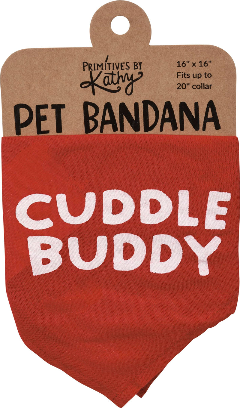 Primitives by Kathy 113499 Cuddle Buddy Pet Bandana, Small