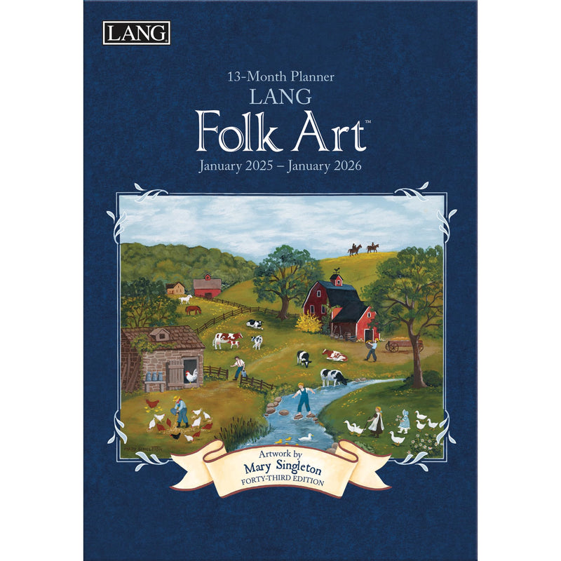 LANG Lang Folk Art™ 2025 Monthly Planner (25991012099)