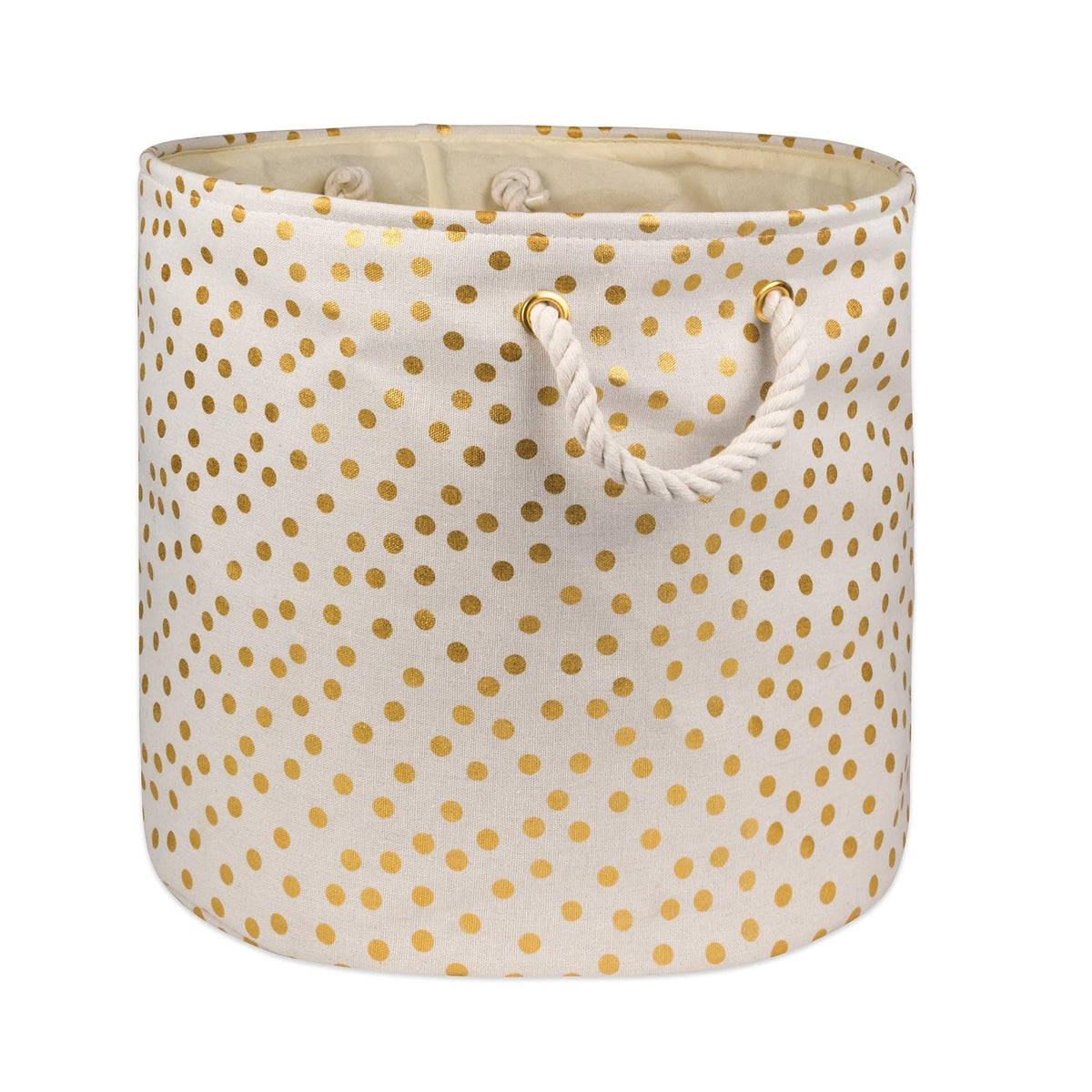 DII Item Container, Large Round, Natural Off-White