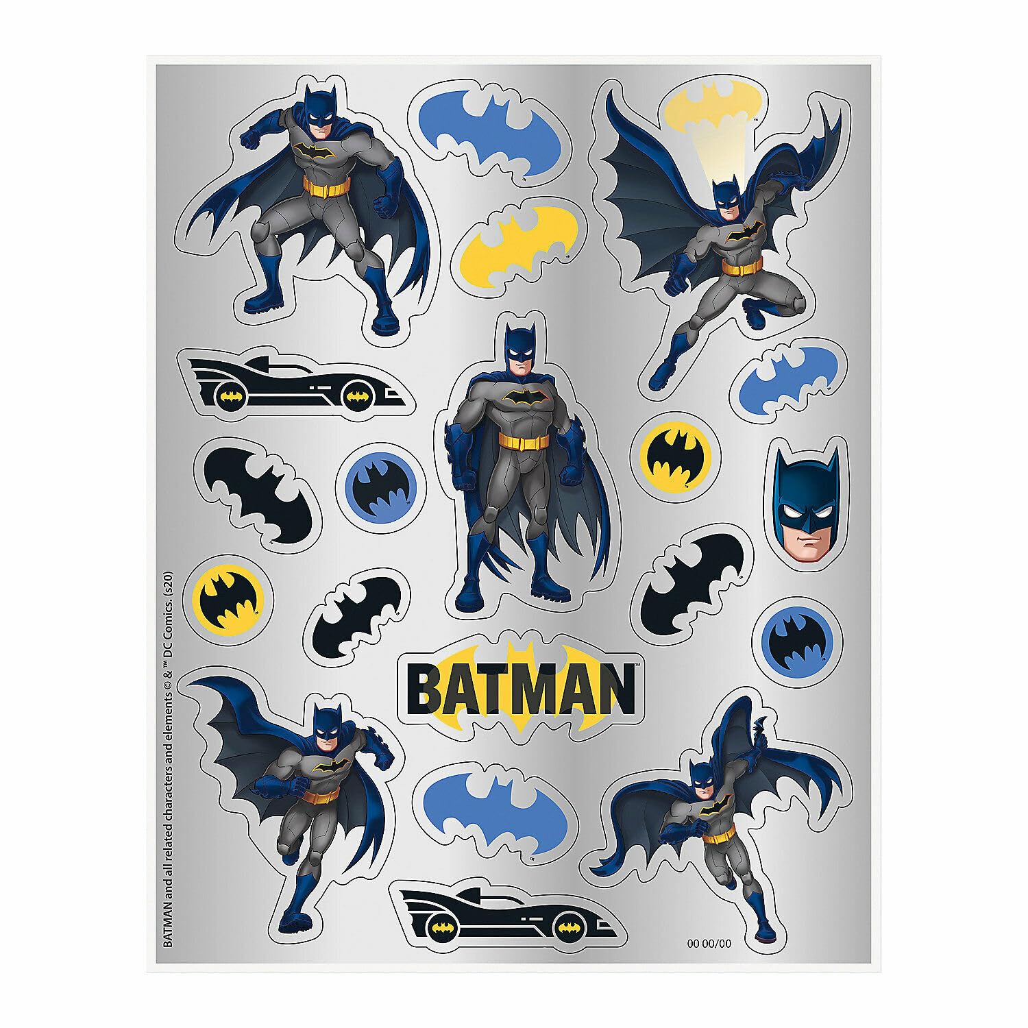 Unique Industries Batman Sticker Sheets - 4 Pcs