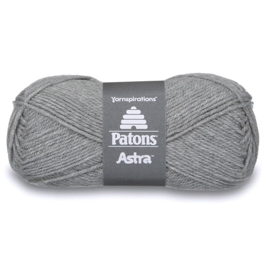 Spinrite Yarns (CA) Patons Astra Yarn, 1.75 oz, Silver Gray Mix