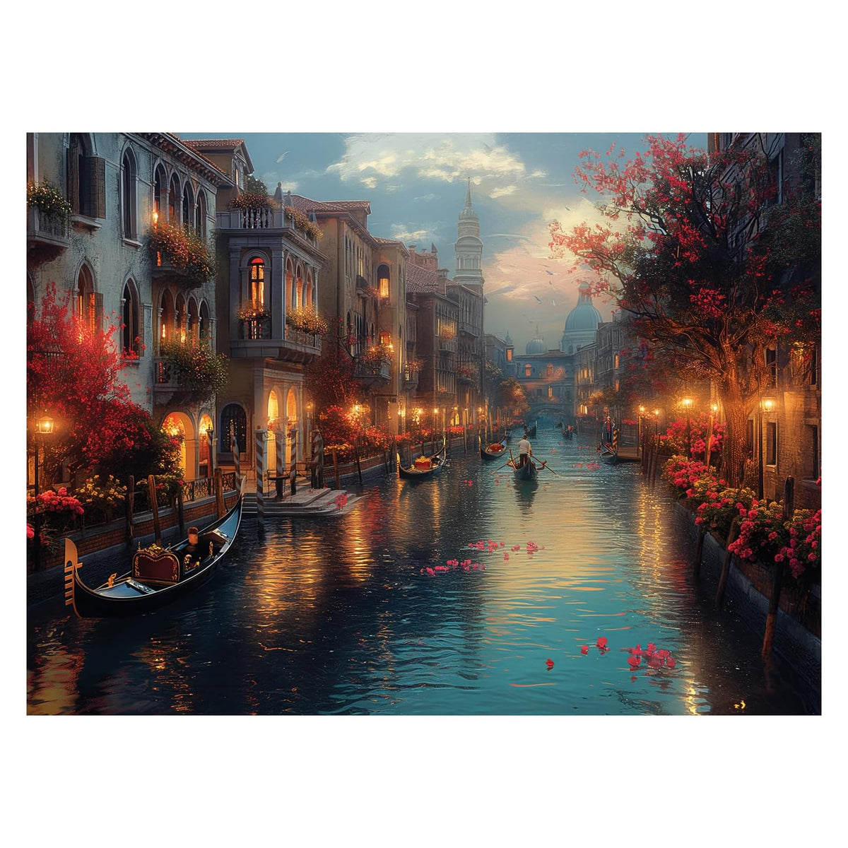 Anatolian Puzzles, 26x19 inches, Dawn in Venice